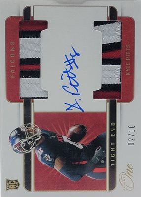 2021 One #40 Rookie Dual Patch Auto - Gold /10