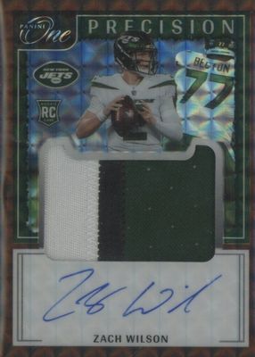 2021 One #302 Precision Rookie Patch Autographs - Bronze (/20)