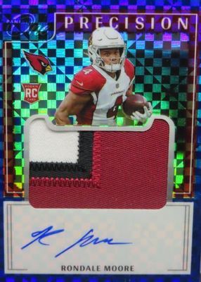 2021 One #317 Precision Rookie Patch Autographs - Blue (/49)
