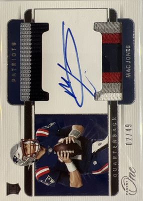 2021 One #36 Rookie Dual Patch Auto (/49)