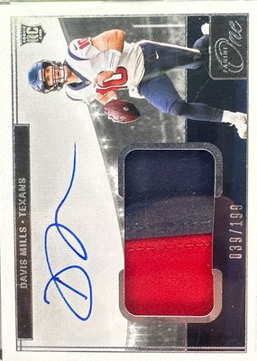 2021 One #28 Rookie Patch Auto (/199)