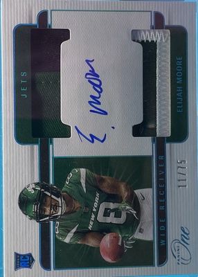 2021 One #44 Rookie Dual Patch Auto - Blue (/75)