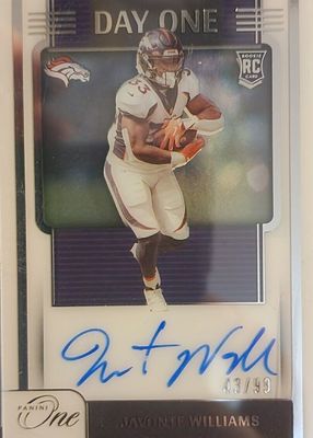 2021 One #109 Day One Autographs (/99)