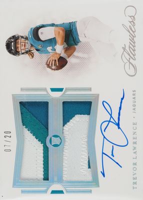 2021 Flawless #RDPA-TLA Rookie Dual Patch Auto - Silver (/20)