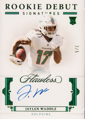 2021 Flawless #RDS-JWA Rookie Debut Signatures - Emerald (/5)