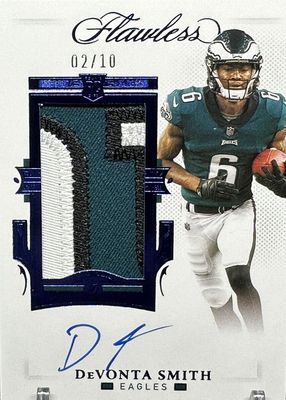 2021 Flawless #RPA-DVA Rookie Patch Auto - Sapphire (/10)