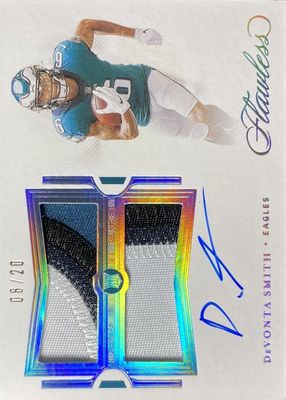 2021 Flawless #RDPA-DVS Rookie Dual Patch Auto - Silver (/20)