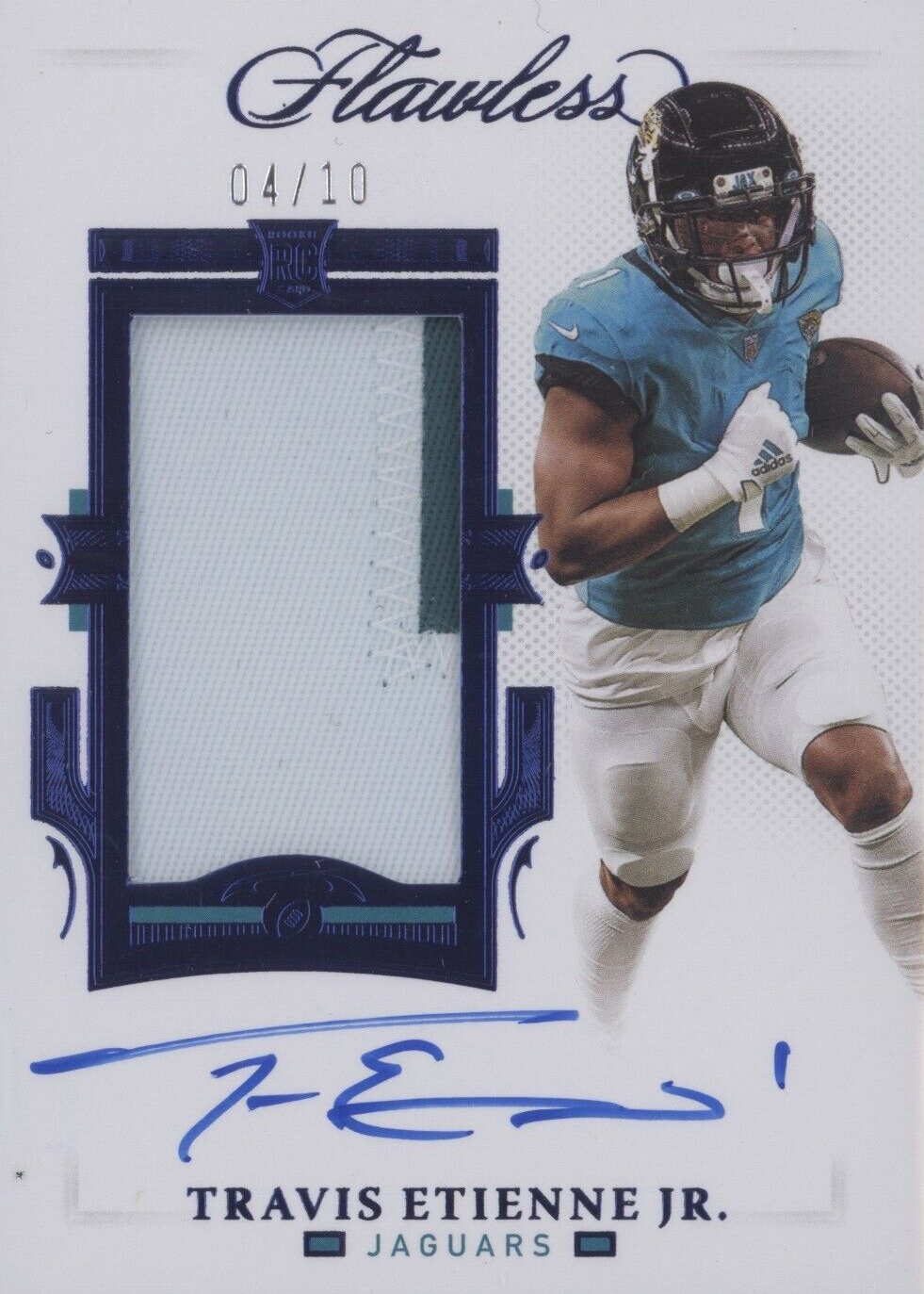 Travis Etienne Jr. 2021 Flawless #RPA-TET Rookie Patch Auto