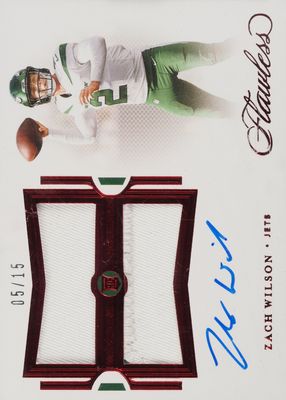 2021 Flawless #RDPA-ZWI Rookie Dual Patch Auto - Ruby (/15)