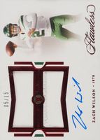 Zach Wilson 2021 Flawless #RDPA-ZWI Rookie Dual Patch Auto - Ruby (/15 ...