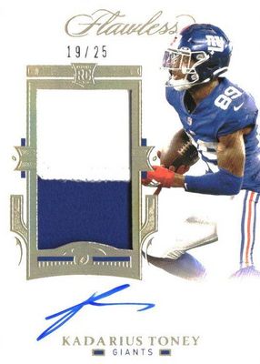 2021 Flawless #RPA-KTO Rookie Patch Auto (/25)