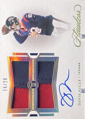 2021 Flawless #RDPA-DMI Rookie Dual Patch Auto (/20)