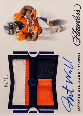 2021 Flawless #RDPA-JWI Rookie Dual Patch Auto - Sapphire (/10)