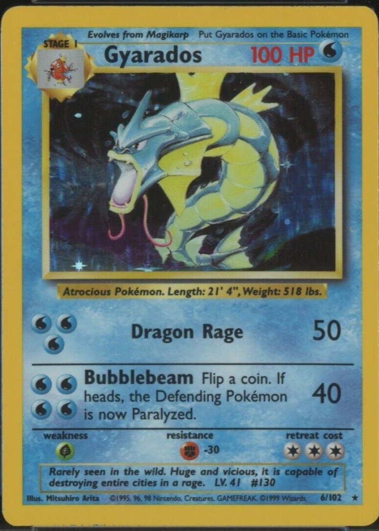 Gyarados Pokemon Cards Price Guide - Sports Card Investor