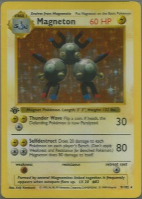 1999 Pokemon Game #9 1st Edition Holo