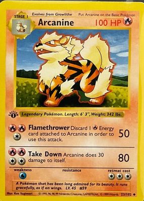 ポケモンカードゲーム PSA10 1996 Pokemon Poker RED ARCANINE Pokemon TCCG 10 PSA 10 Arcanine ex 092/078 FULL ART Japanese