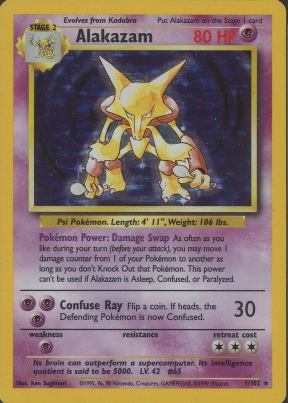 Kadabra 1999 Pokemon Game #32 1st Edition PSA 10