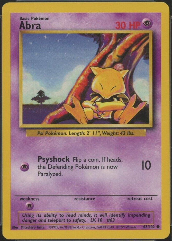 japanese abra pokemon card 2002 Split Earth #040 PSA 10 GEM MINT on Fanatics Collect 063/165 / Common Card Type / HP / Stage Abra Pokemon Cards Price Guide