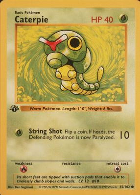 1999 Pokemon Game #45 1st Edition