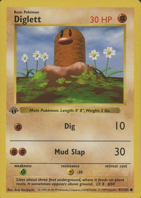 1999 Pokemon Game #47 1st Edition