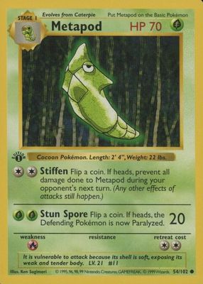 1999 Pokemon Game #54 1st Edition