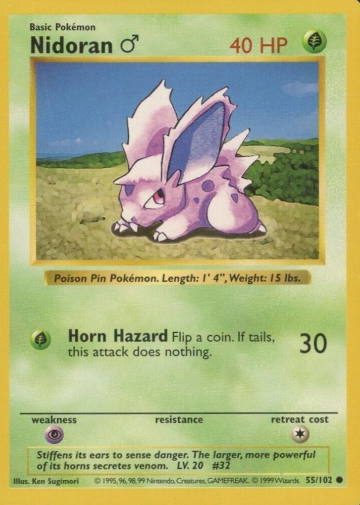 2016 nidoran pokemon card value - Nidorana - Evolutions Reverse Holo Weakness Psychic 2 Resistance None None Retreat Cost Nidoran Basic Hp 60 Psychic