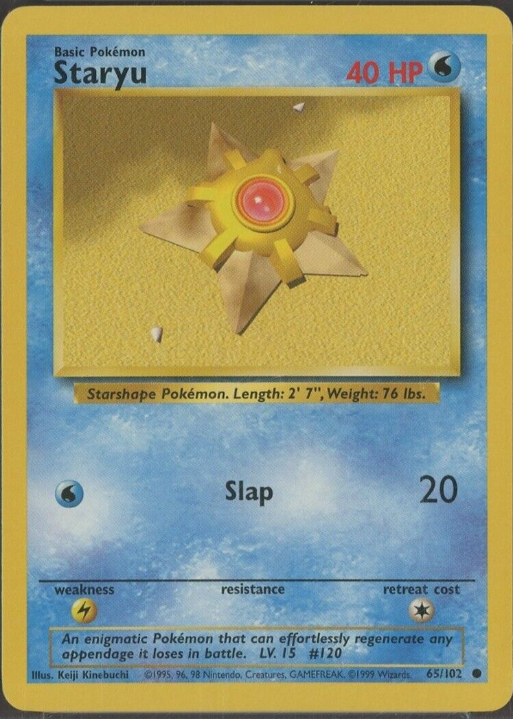 staryu pokemon card price Pokmon TCG Cards for sale [Colorless]. staryu pokemon card value Staryu