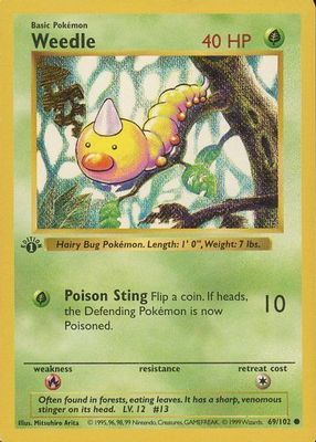 1999 Pokemon Game #69 1st Edition