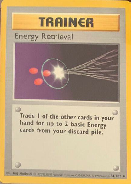 energy retrieval pokemon card value Amazon.com: Pokemon - Superior Energy Retrieval 277/193 - Paldea Evolved