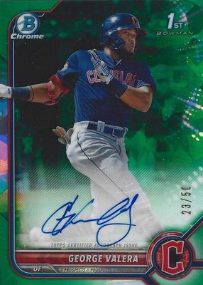 2022 Bowman Sapphire Edition #BSPA-GV Chrome Prospect Auto - Green /50 (1st)