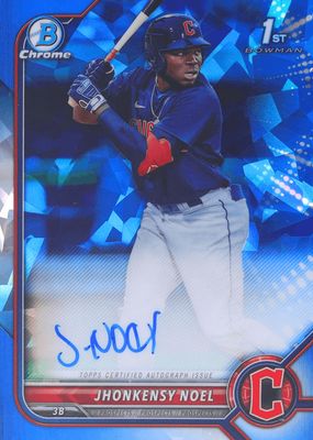 2022 Bowman Sapphire Edition #BSPA-JN Chrome Prospect Auto (1st)