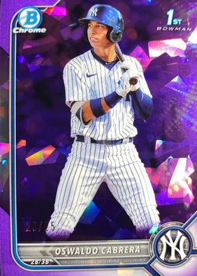 2022 Bowman Sapphire Edition #BCP-17 Chrome Prospects - Purple /25 (1st)