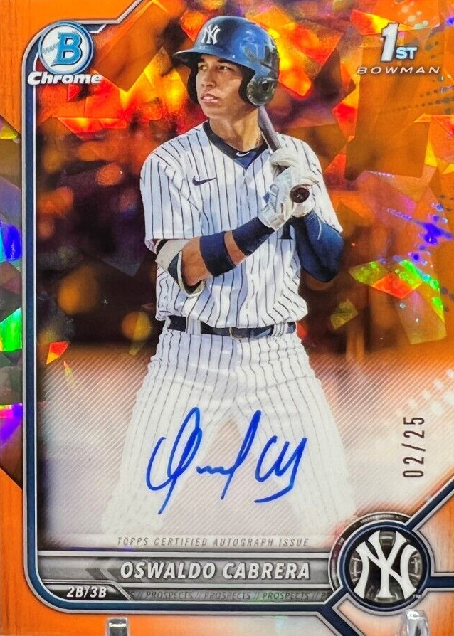 Oswaldo Cabrera Baseball Cards Price Guide - Sports Card Investor