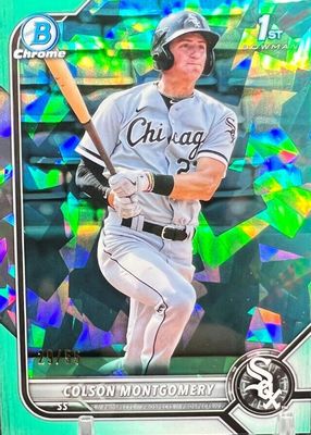 2022 Bowman Sapphire Edition #BCP-71 Chrome Prospects - Aqua /55 (1st)