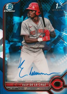 2022 Bowman Sapphire Edition #BSPA-ED Chrome Prospect Auto (1st)