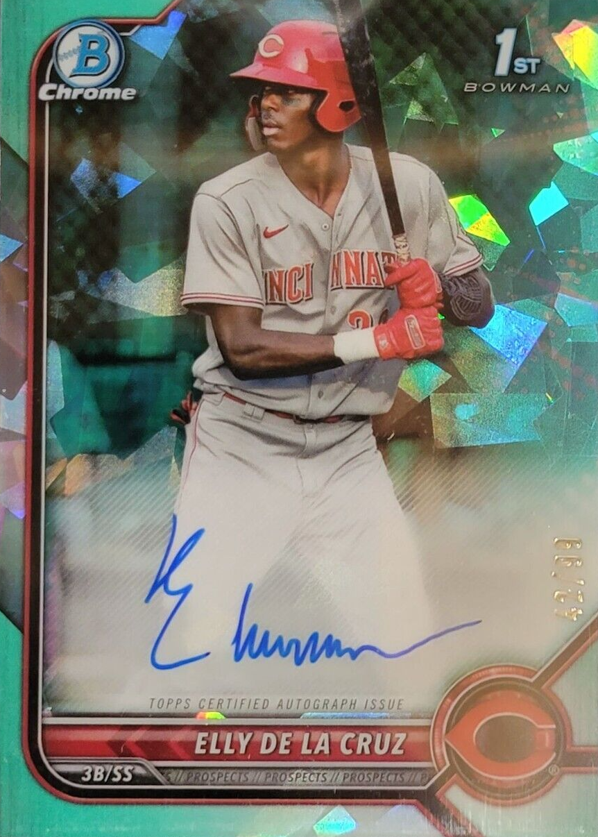 大谷翔平2022 Bowman Chrome Aqua Ray Wave 2022 Bowman Chrome Shohei Ohtani Aqua Ray Wave Refractor #'d