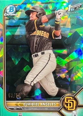 2022 Bowman Sapphire Edition #BCP-32 Chrome Prospects - Aqua /55 (1st)