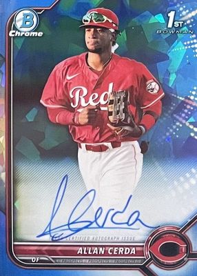 2022 Bowman Sapphire Edition #BSPA-AC Chrome Prospect Auto (1st)