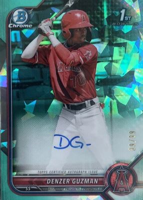 2022 Bowman Sapphire Edition #BSPA-DG Chrome Prospect Auto - Aqua /99 (1st)
