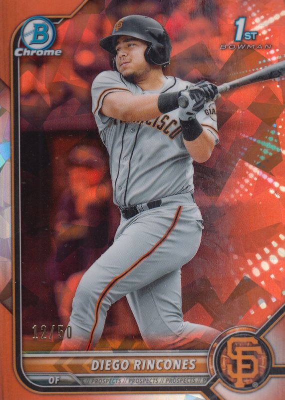 2022 Bowman Sapphire Edition #BCP-65 Chrome Prospects - Orange /50 (1st)