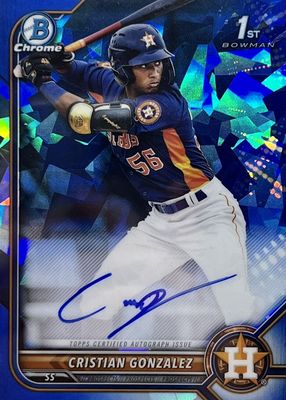 2022 Bowman Sapphire Edition #BSPA-CG Chrome Prospect Auto (1st)