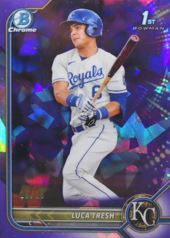 2022 Bowman Sapphire Edition #BCP-136 Chrome Prospects - Purple /25 (1st)