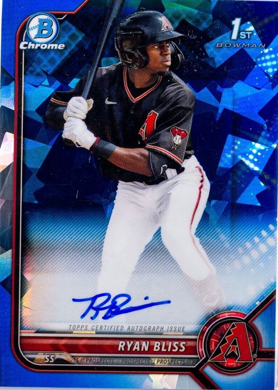 2022 Bowman Sapphire Edition #BSPA-RB Chrome Prospect Auto (1st)