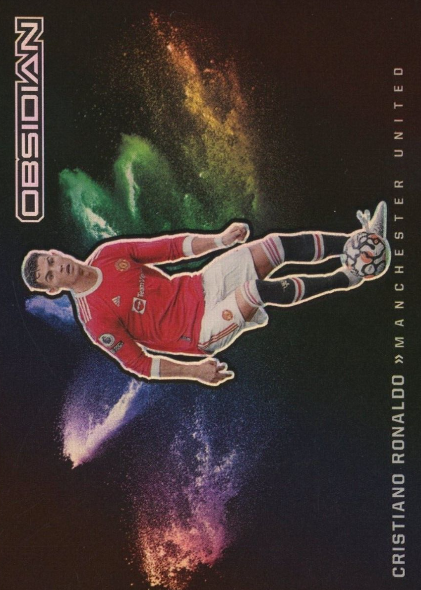 Cristiano Ronaldo 2021 Obsidian #7 Black Color Blast /(SSP