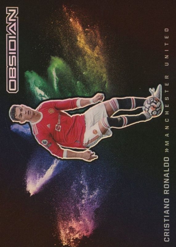 Cristiano Ronaldo 2021 Obsidian #7 Black Color Blast /(SSP) SGC 9