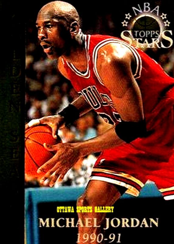 Michael Jordan 1996 Topps Stars #74 Golden Season - Members Only SGC 9