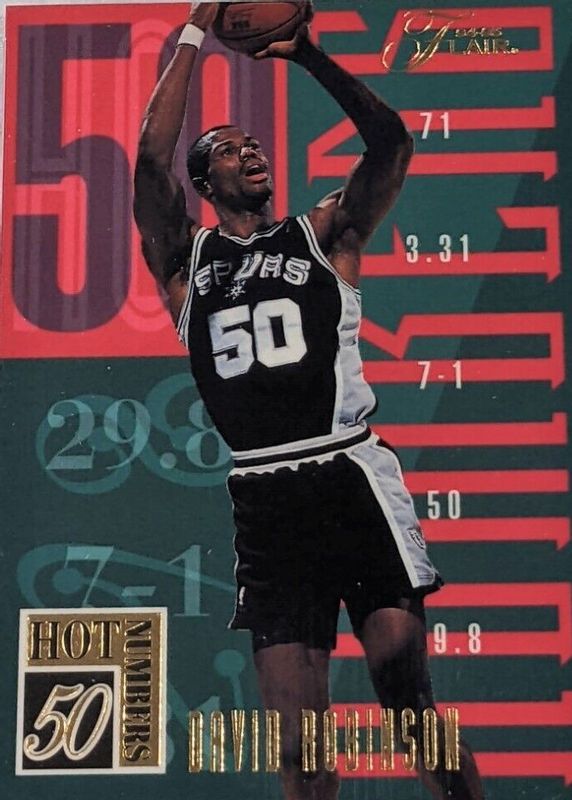 David Robinson 1994 Flair #15 Hot Numbers PSA 10