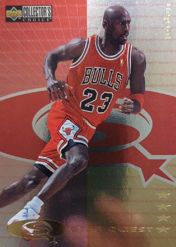 Michael Jordan 1997 Collector s Choice StarQuest Jumbo SQ83