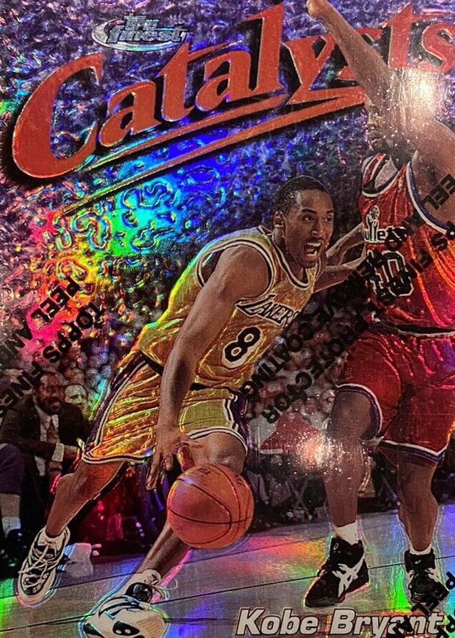 Kobe Bryant 1997-98 Topps Finest Catalysts SP Los Angeles
