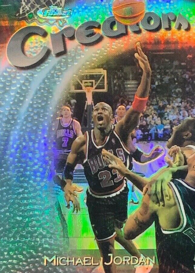 Michael Jordan 1997 Topps Finest #287 Silver - Refractor (No